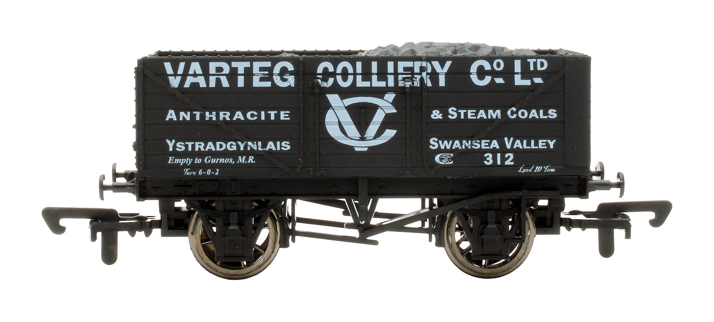 Pre-Owned 10T 7 Plank Wagon Varteg Colliery Co Ltd '312'