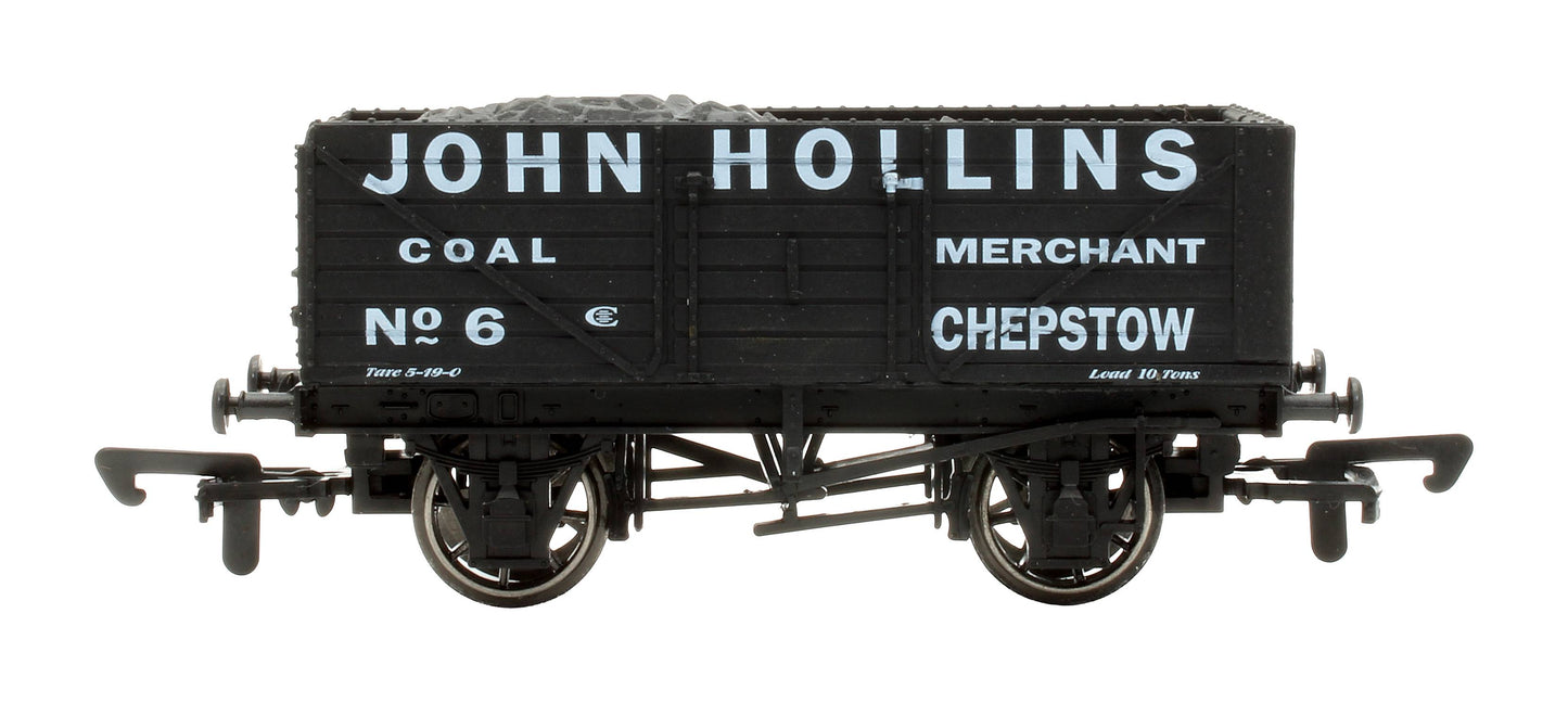 Pre-Owned 10T 7 Plank Wagon John Hollins Coal Merchant 'No. 6' - Limited Edition