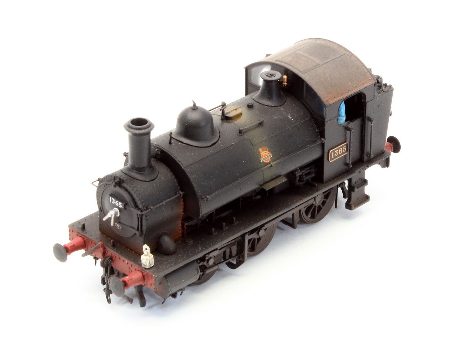 Pre-Owned GWR 0-6-0ST 1365 BR Black Steam Locomotive - Custom Weathered