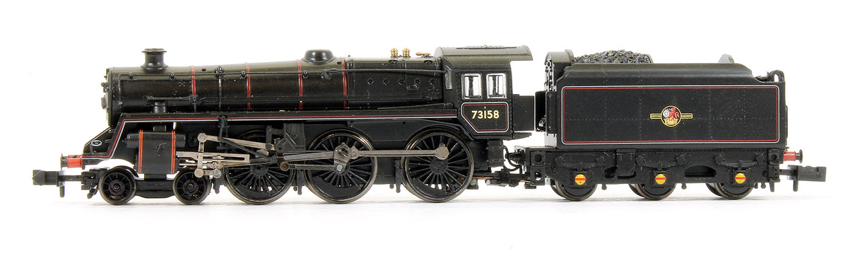 Pre-Owned BR Black Standard Class 5MT 73158 Late Crest Steam Locomotive - DCC Fitted