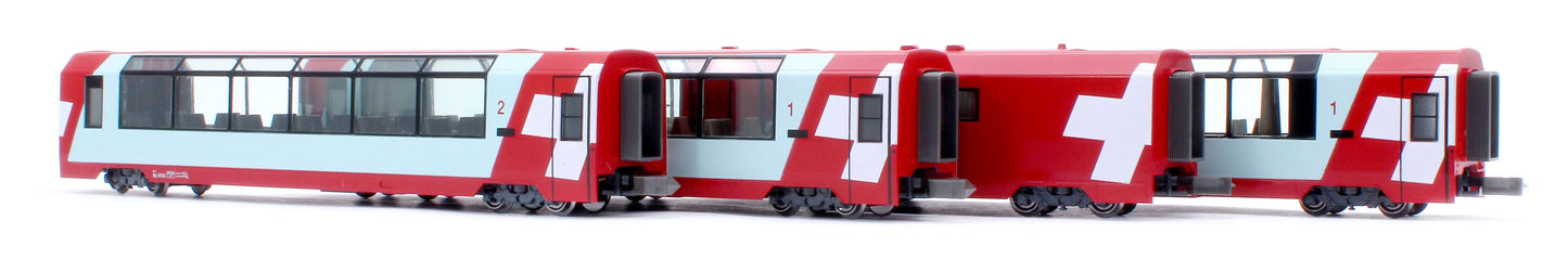 46661 RhB Glacier Express Coach Set (4) VI