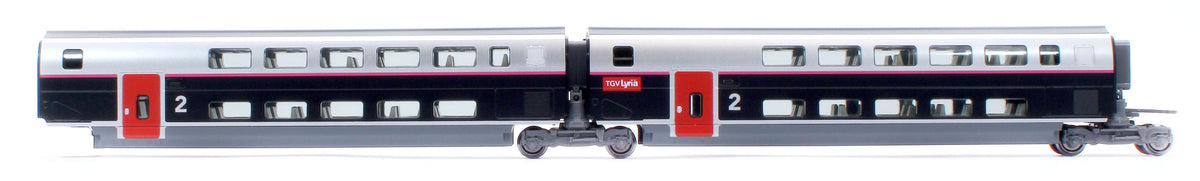 Pre-Owned TGV Lyria Euroduplex 10 Car Powered Set VI - DCC Fitted