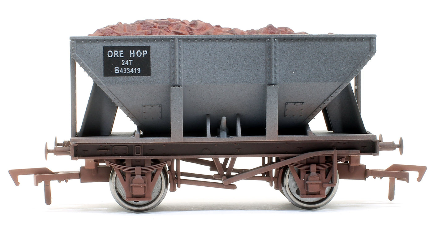 Pre-Owned 4F-033-012 24T Steel Ore Hopper BR B433419 - Weathered