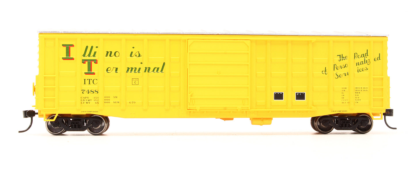 Pre-Owned 910-2328 50' Waffle-Side Box Car Illinois Terminal - Road #7488