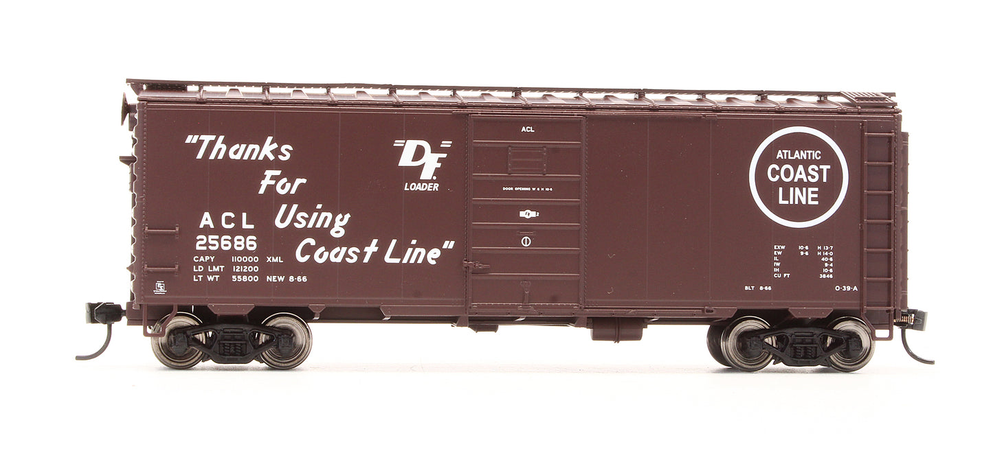 Pre-Owned 910-2386 40' PS-1 Box Car Atlantic Coast Line - Road #25686