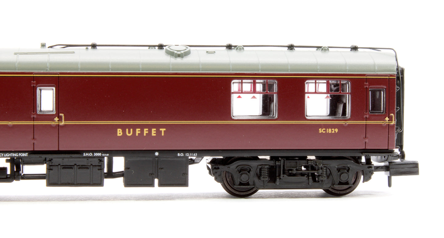 Pre-Owned BR Mk1 RMB Restaurant Miniature Buffet BR Maroon No. SC1829