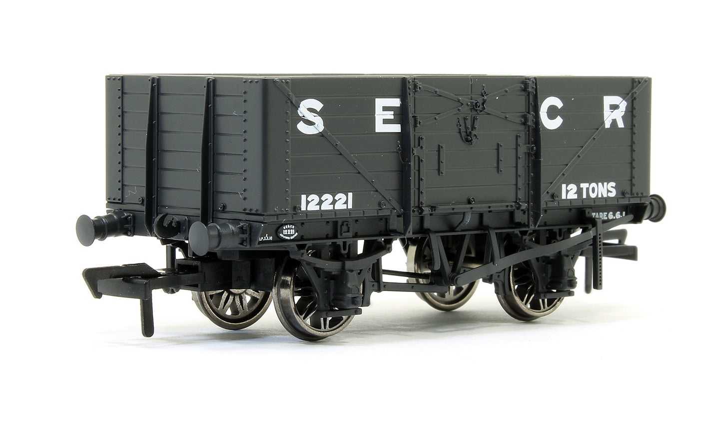 Pre-Owned SECR 1355 7 plank Open Wagon - SECR Grey #12221