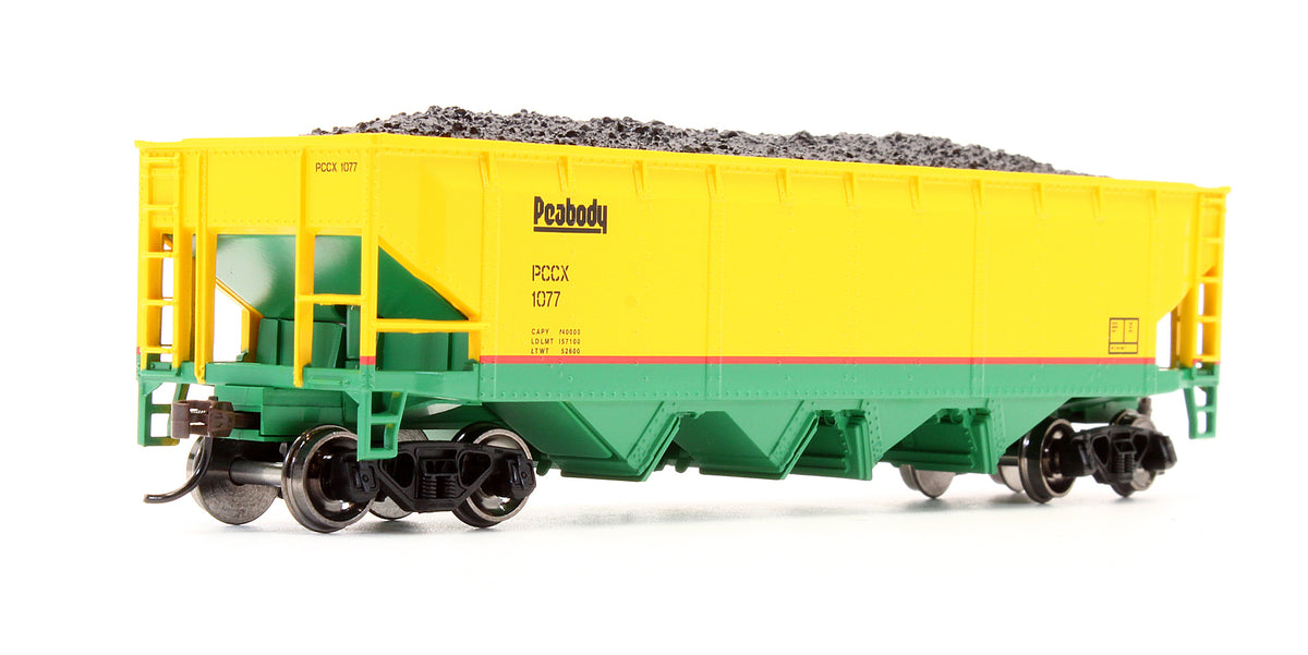 Pre-Owned RND88183 Set Of 3 Peabody 4-Bay Open Hopper Cars