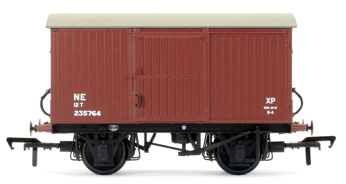 Pre-Owned LNER 12T Ventilated Van Planked Ends LNER Bauxite No.235764