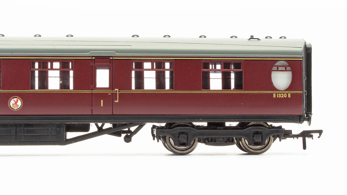 Pre-Owned 63' Thompson First Class Corridor Coach BR Maroon 'E1320E'