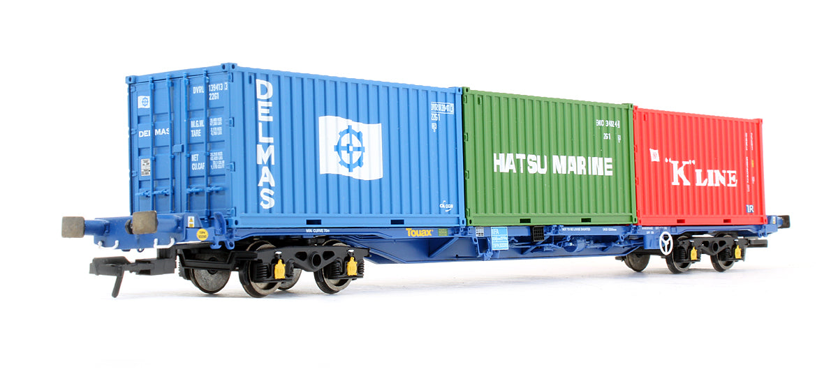 Pre-Owned R6958 KFA Wagon 3 x 20ft Containers No.93390