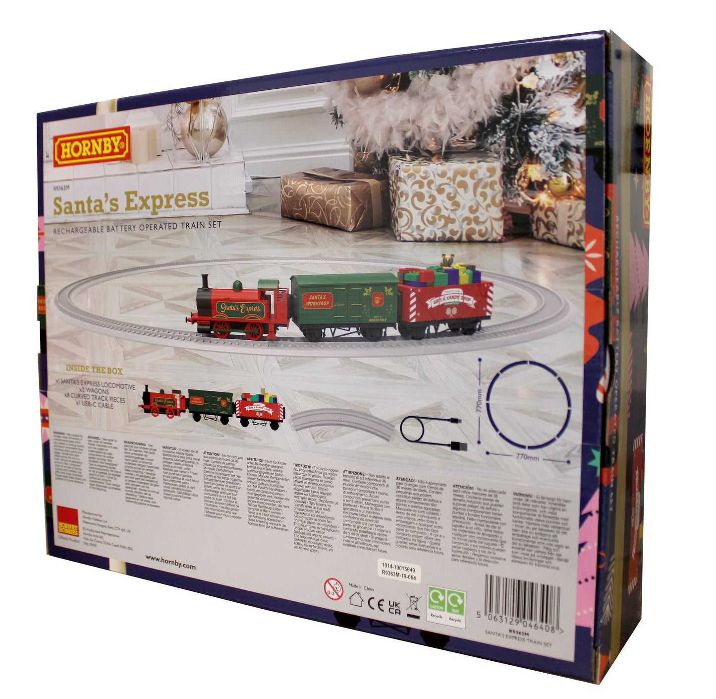 Santa’s Express Rechargeable Battery Operated Train Set