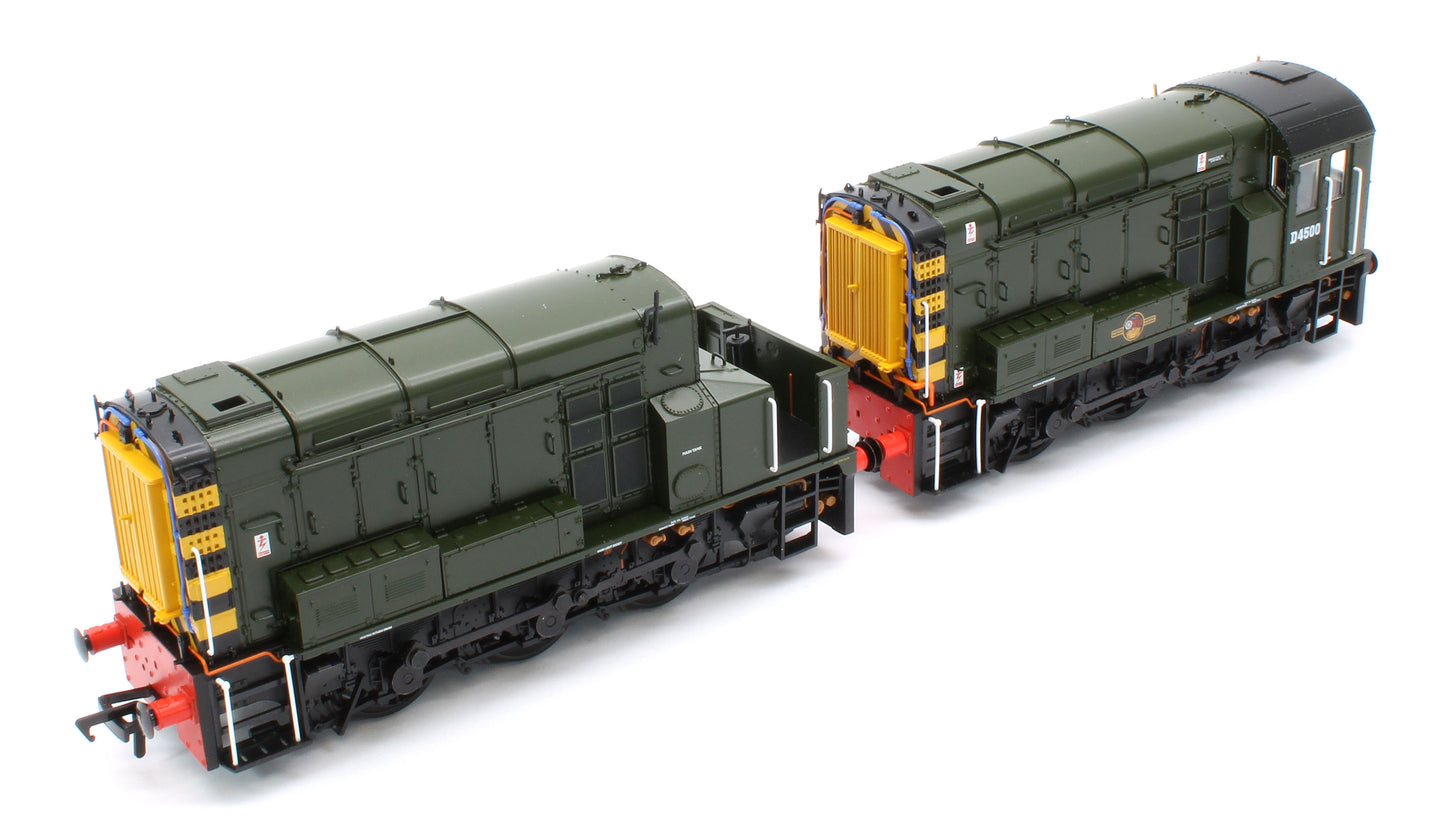 35-945-D4500 Bespoke Class 13 D4500 BR Green (Wasp Stripes) Diesel Locomotive - Renumbered