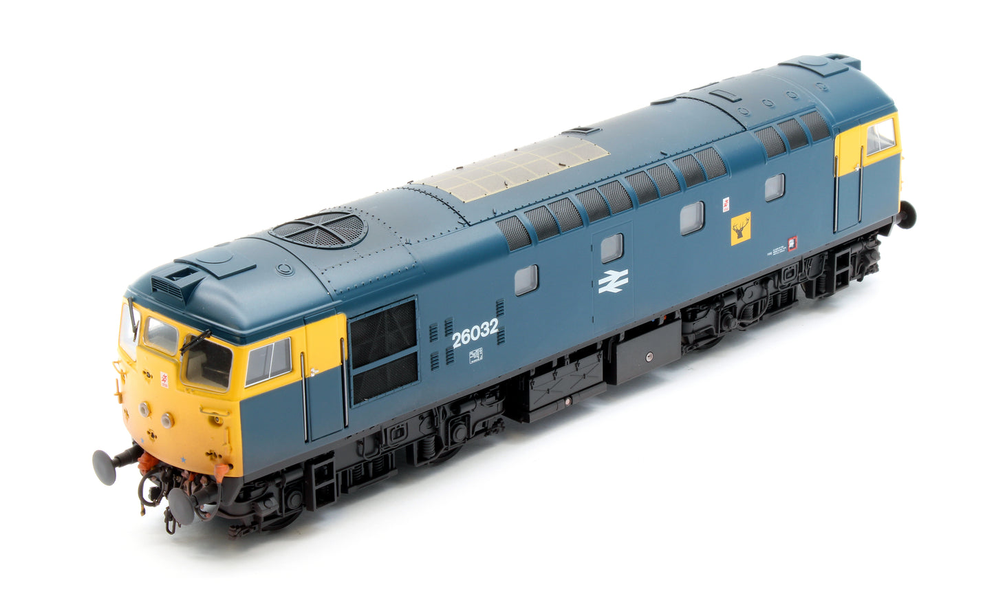 Class 26032 BR Blue (Highland Rail Stag) With Twin Headlights Diesel Locomotive - Weathered