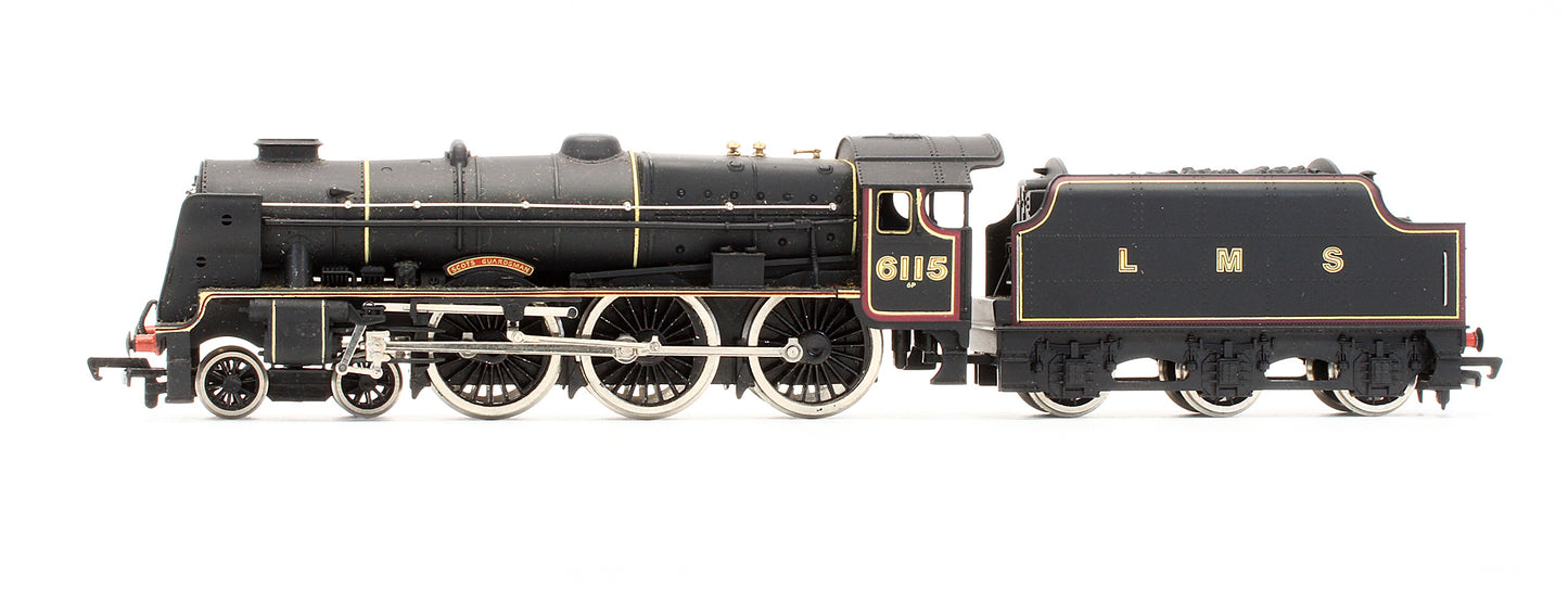 Pre-Owned LMS Lined Black 4-6-0 Rebuilt Scot Class 'Scots Gaurdsman' 6115 Steam Locomotive