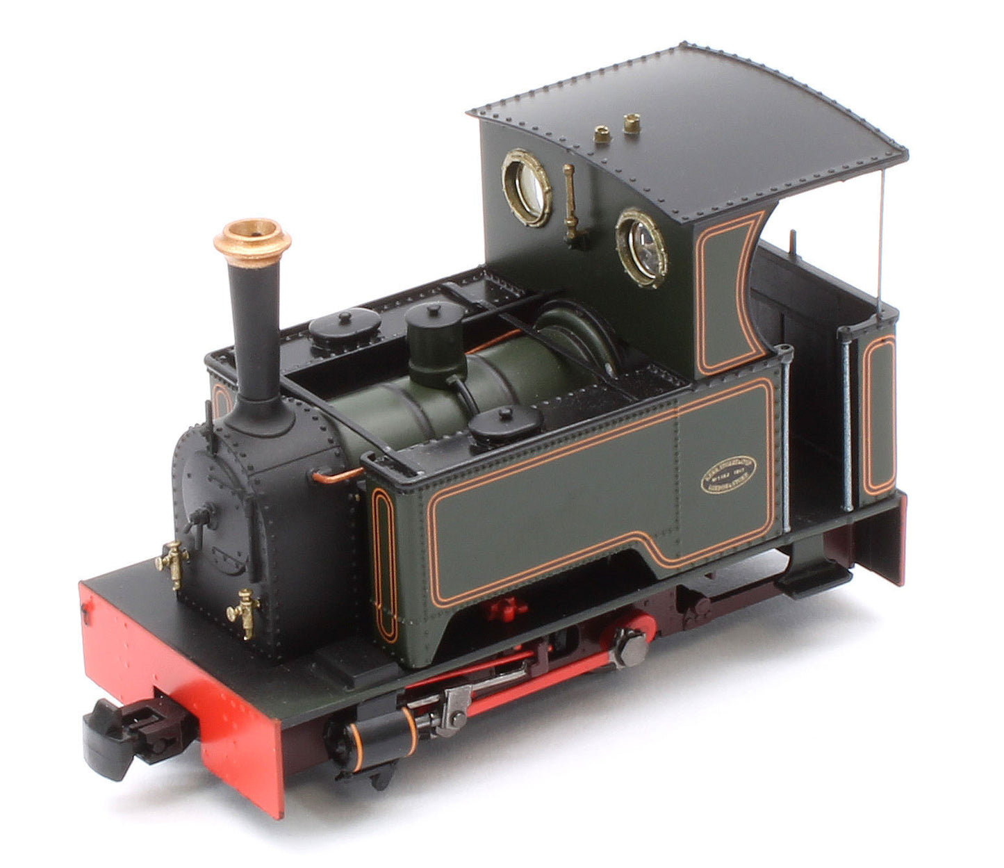 986704 Sirdar Class 0-4-0 Kerr, Stuart & Co. Short-Tank 'What If' - Lined Green Steam Locomotive - DCC Fitted