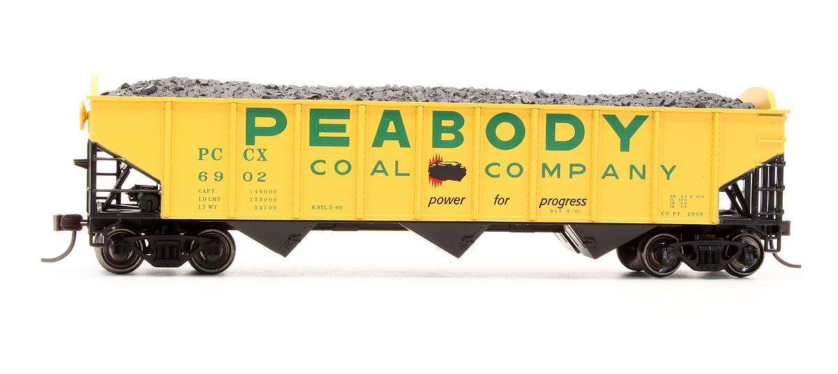 Pre-Owned 20 006 917 AAR 70 Ton 9 Panel Hopper Arched End Peabody - Road #6902