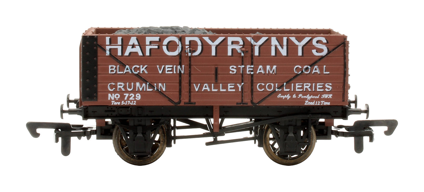 Pre-Owned 12T 7 Plank Wagon Crumlin Valley Collieries 'Hafodyrynys No. 729' - Limited Edition