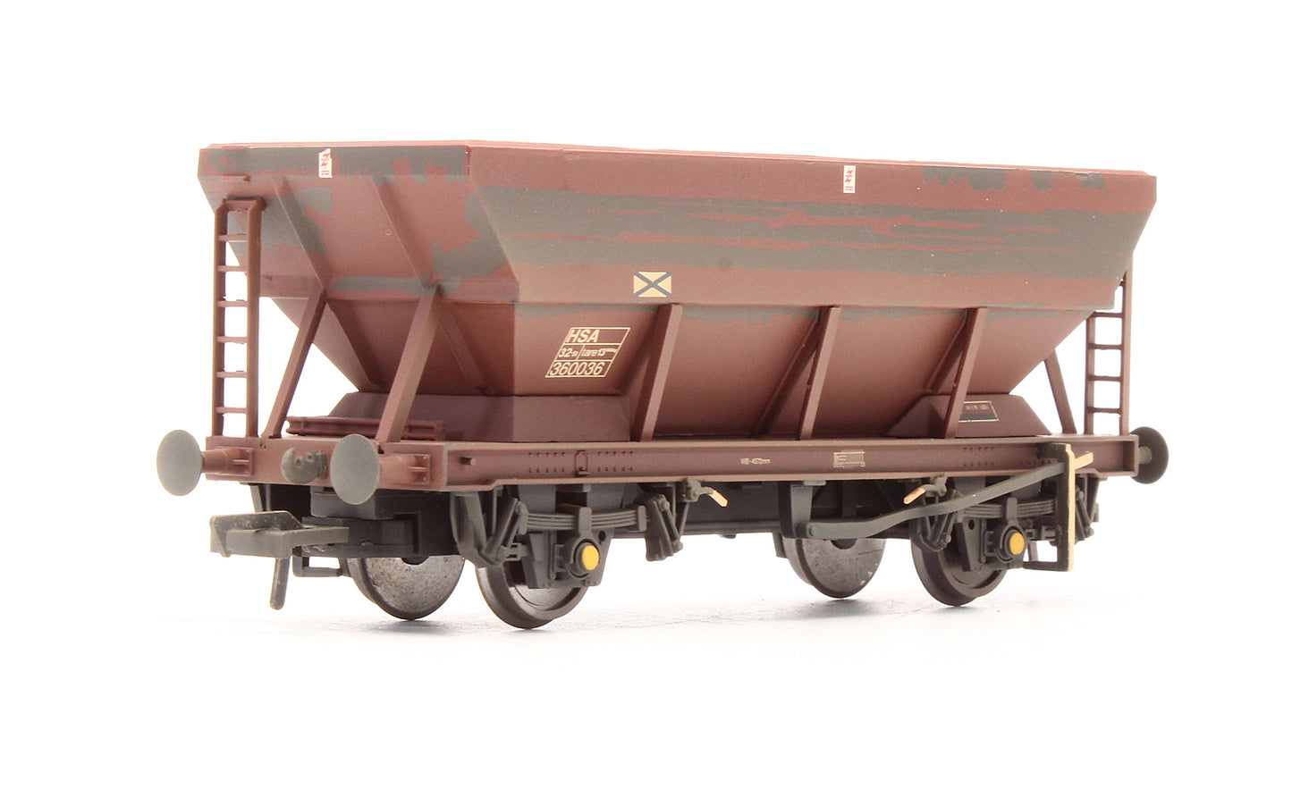 Pre-Owned 46 Tonne HSA Hopper Wagon BR Bauxite '360036' - Weathered