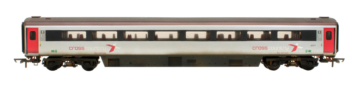 Pre-Owned R4940B Cross Country Trains by Arriva Mk3 Sliding Door TS Trailer Standard No. 42377 - Custom Weathered