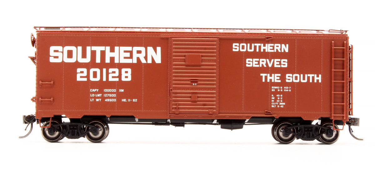 Pre-Owned 45814-20 10' 6" Mod 1937 AAR Box Car Southern Billboard - Road #20128