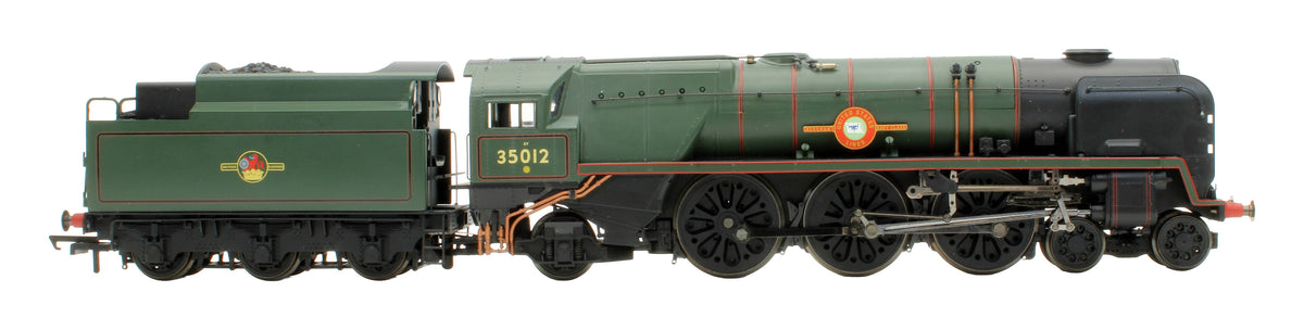 Pre-Owned R1038LOCO BR Green 4-6-2 Merchant Navy Class (Rebuilt) No. 35012 'United States Line' Steam Locomotive