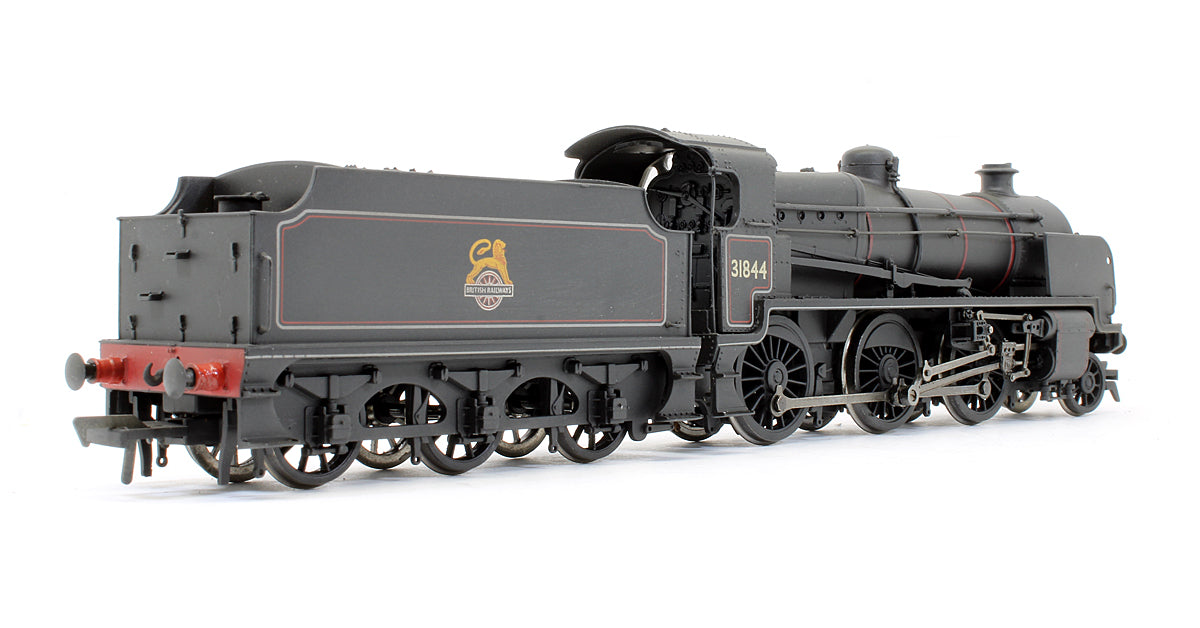 Pre-Owned 32-156 N Class 31844 BR Lined Black Early Emblem Steam Locomotive (Weathered)