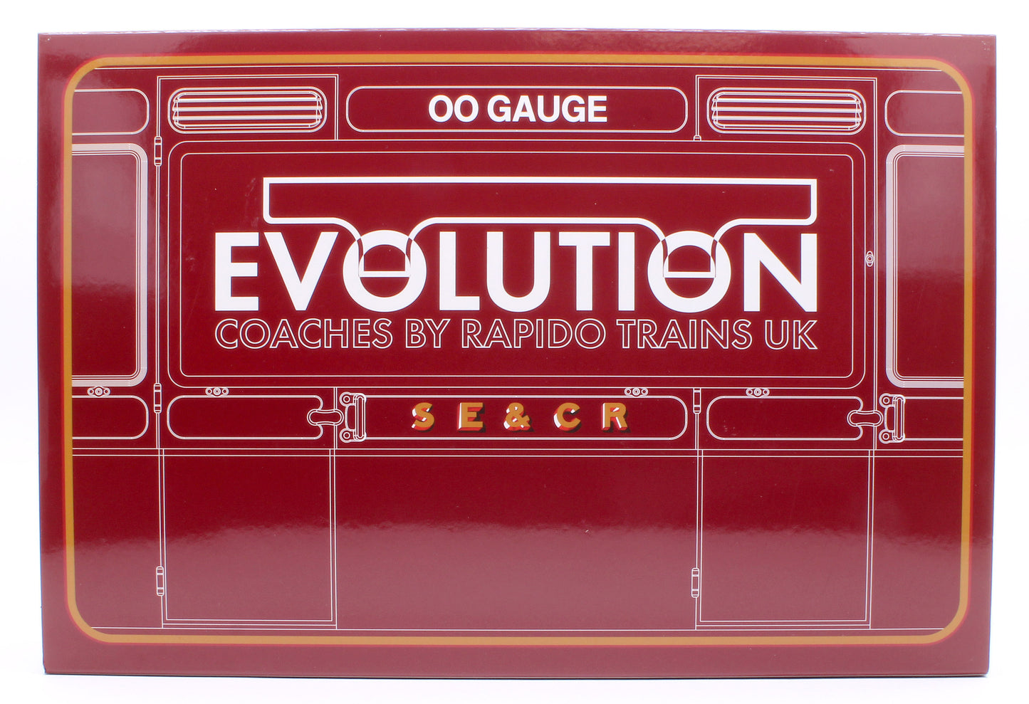 978001 48' SECR ‘Evolution’ Bogie Coach Non-Corridor Carriage No.973, No.881 & No.1010 3-Pack