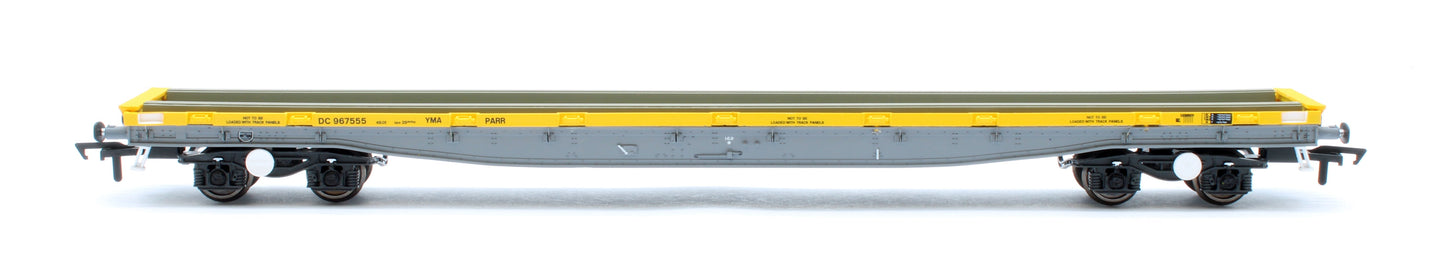 Pre-Owned RT-OO-YQA-409 YMA / YQA Parrs Departmental Yellow No. YMA Parr DC967555 (grey underframe) and YQA Parr DC967569 (black underframe) - Twin Pack