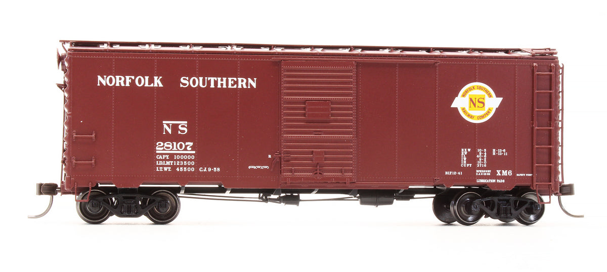 Pre-Owned 20 004 767 40' Postwar Box Car 6' Door Norfolk Southern - Road #28107