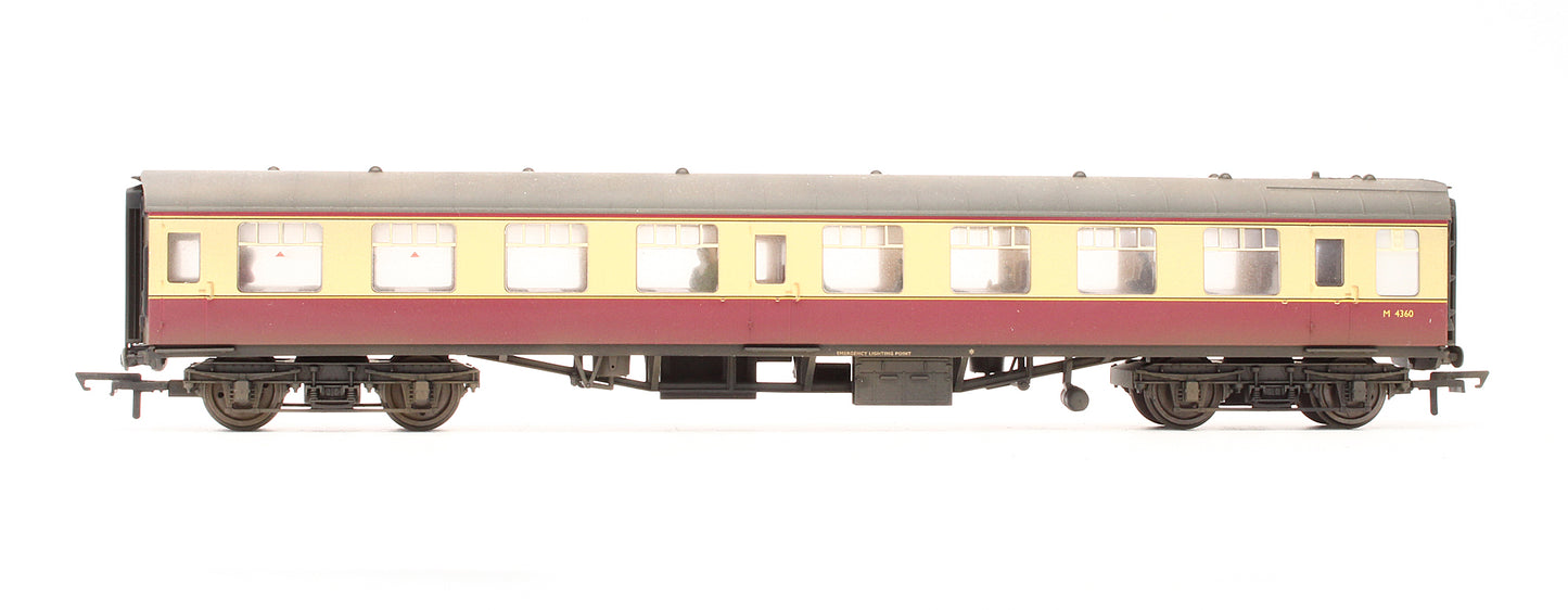 Pre-Owned R4620 BR Crimson & Cream Second Open Coach 'M 4360' - Custom Weathered