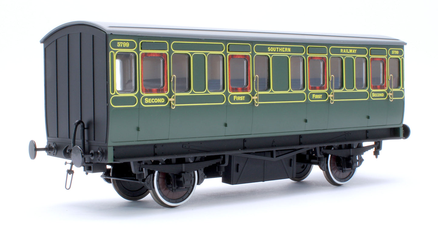 Stroudley 4 Wheel Electrically Lit Composite Southern Lined Green 5799