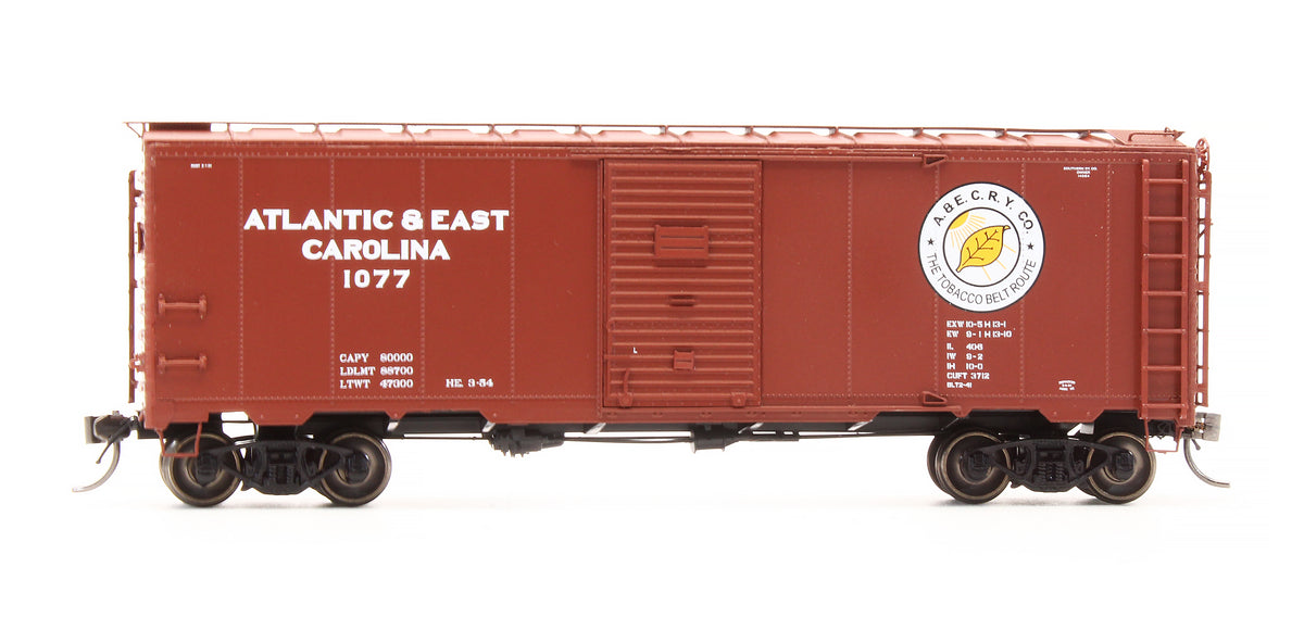Pre-Owned 45796-06 1937 AAR 40' 10'-0" Box Car Atlantic & East Carolina - Road #1077