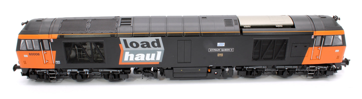 Loadhaul Class 60 Co-Co 60008 Gypsum Queen II Diesel Locomotive - DCC Sound