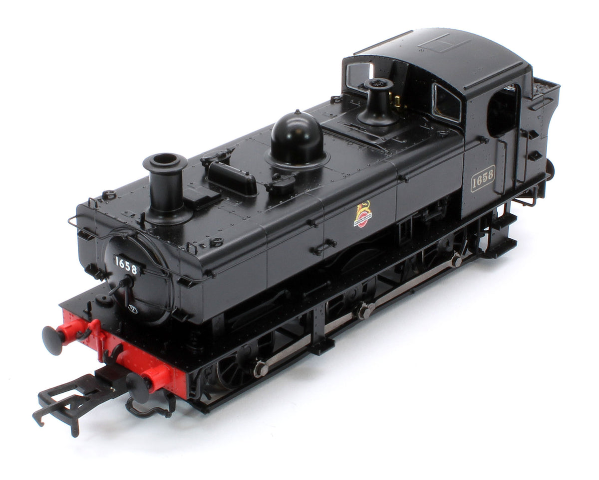 MR-301F Class 16xx 0-6-0PT BR Black Early Emblem 1658 Steam Locomotive