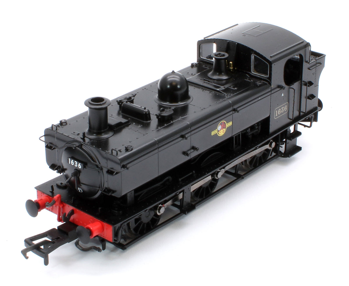 MR-304A Class 16xx 0-6-0PT BR Black Late Crest 1636 Steam Locomotive