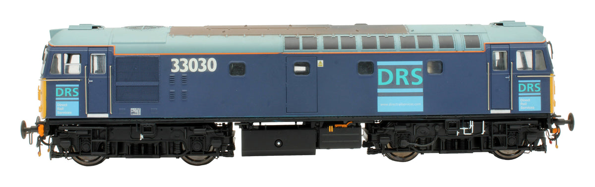 Pre-Owned 3396 DRS Blue Class 33 '33030' Diesel Locomotive - Repainted - DCC Sound