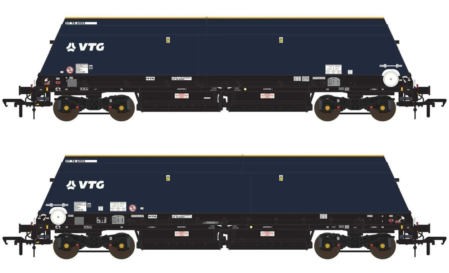Cutdown HYA ex-Biomass Twin Pack - Blue/Black with VTG branding (Pack 2)