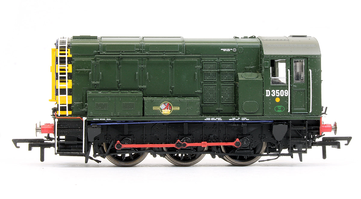 Pre-Owned Class 08 'D3509' BR Green Diesel Shunter Locomotive - DCC Fitted