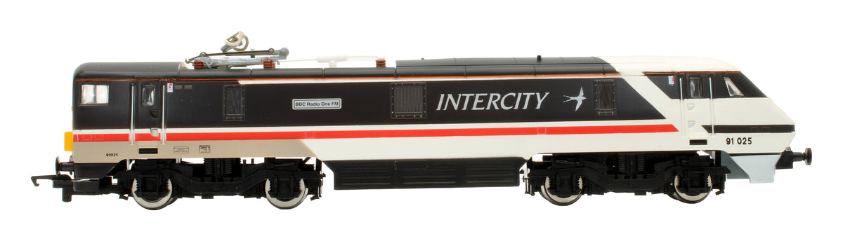 Pre-Owned R392 BR InterCity Swallow Class 91 91025 'BBC Radio One FM' Electric Locomotive