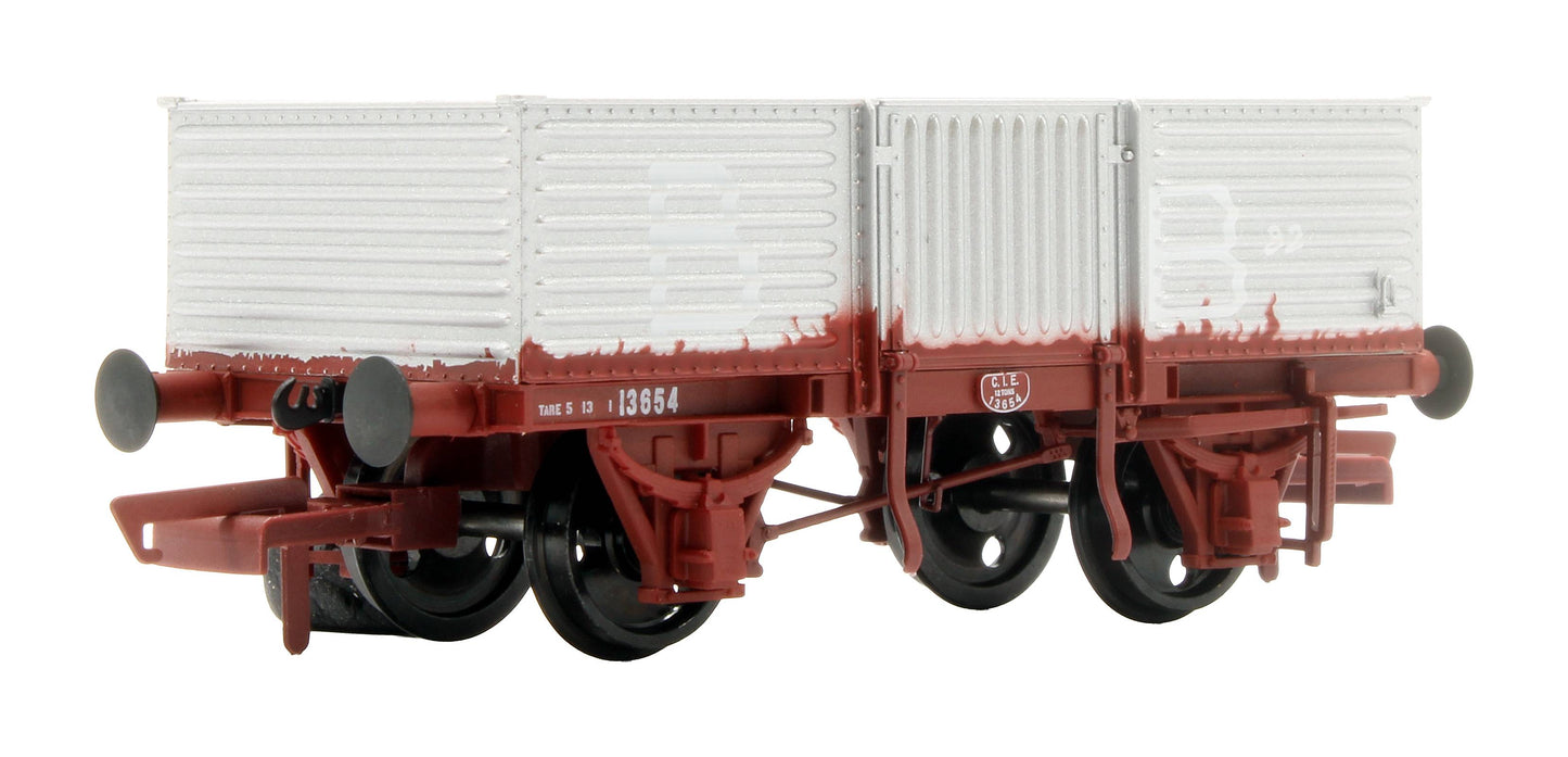 Pre-Owned IRM1261 CIÉ 12T Corrugated Open Wagon - Roundel - Beet Traffic - Pack 3