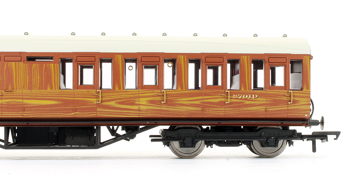 Pre-Owned LNER Thompson Suburban Brake 3rd Class Coach '87019'