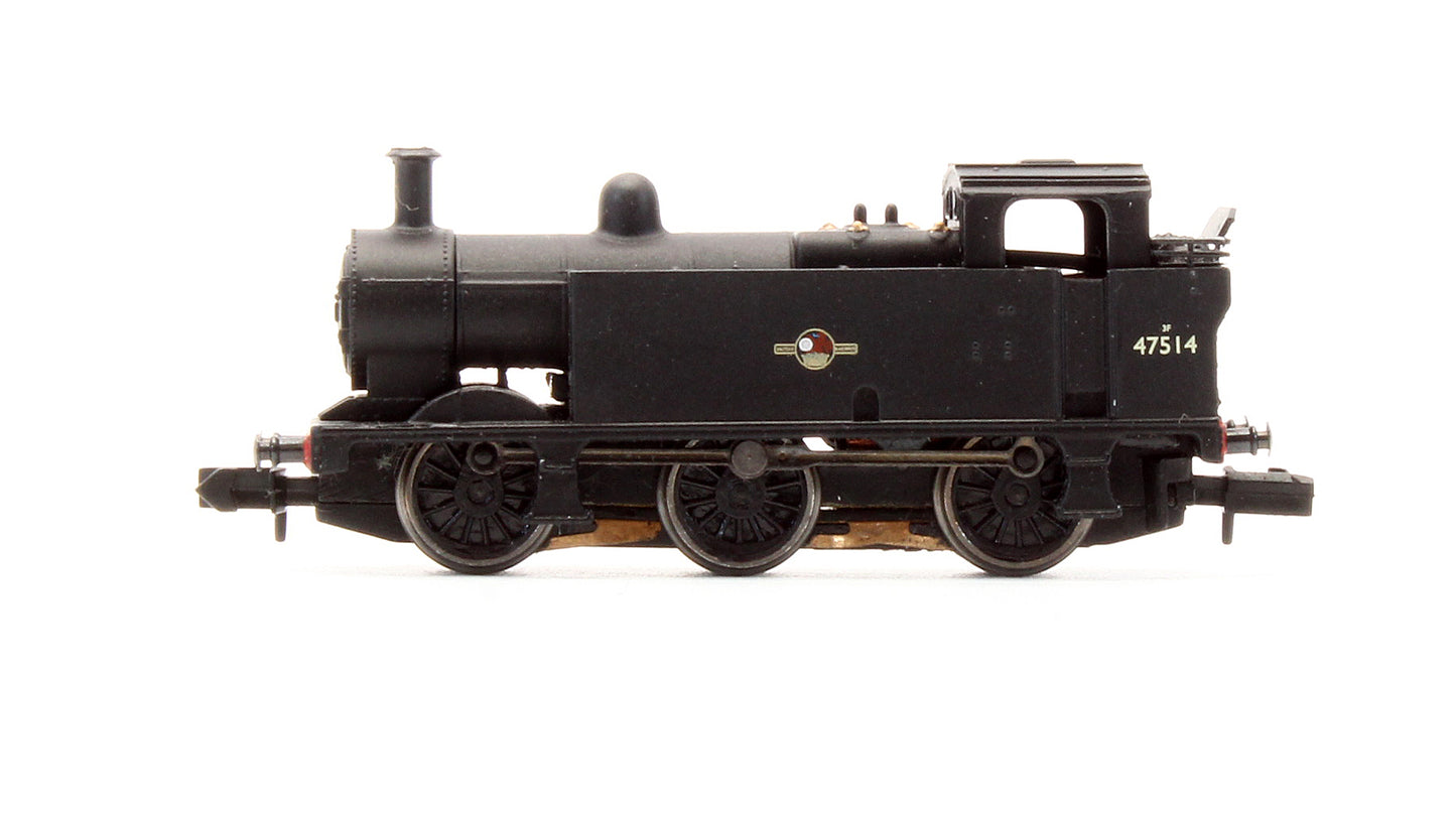 Pre-Owned 3F Jinty '47514' BR Black Late Crest Steam Locomotive