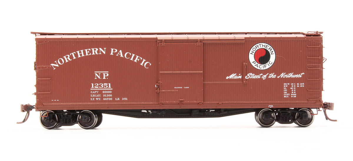 Pre-Owned 130019-2 Northern Pacific Box Car "Main Street" (1951) - Road #12351