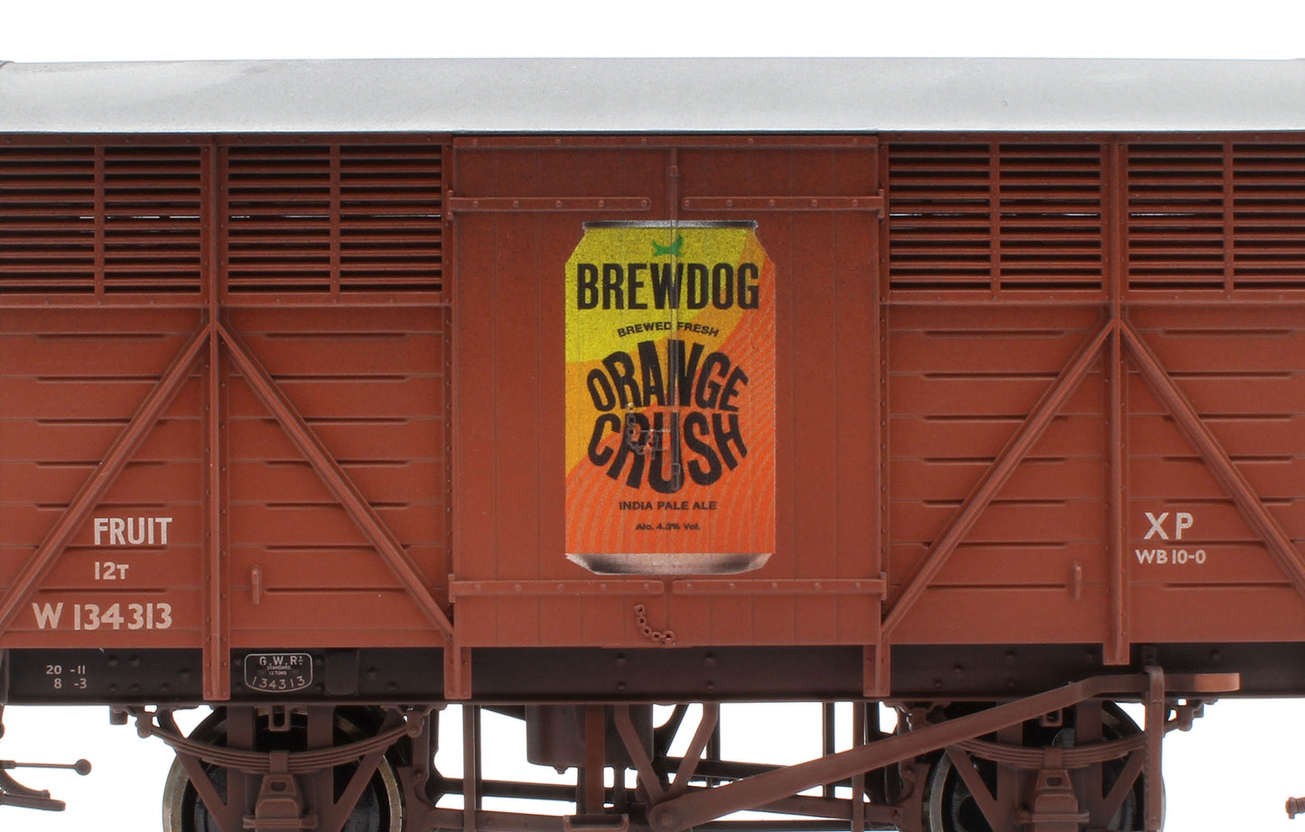 7F-067-005W GW BR Western Fruit Van Brewdog Orange Crush - Weathered
