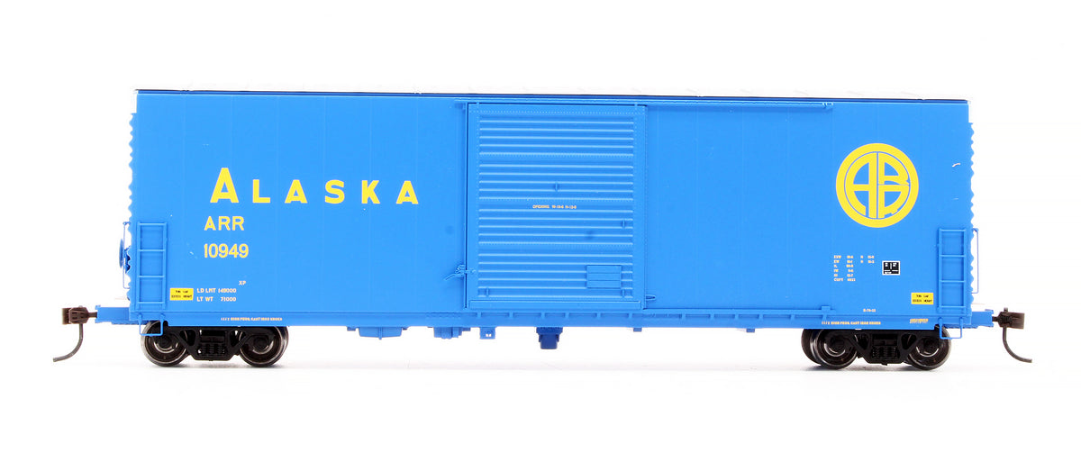 Pre-Owned EE-1004-3 Alaska Railroad PC&F 6033 Cu.Ft. Single Door Box Car ARR - Road #10949