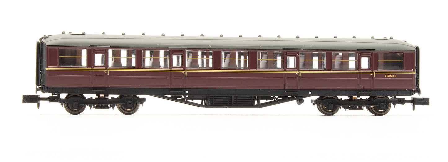 Pre-Owned BR Maroon Gresley 2nd Class Coach 'E12070E'