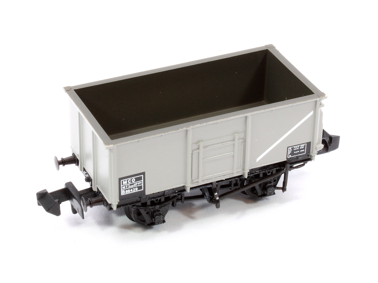 Set of 3 BR 16T Steel Mineral Wagons BR Grey (TOPS) No. B88429