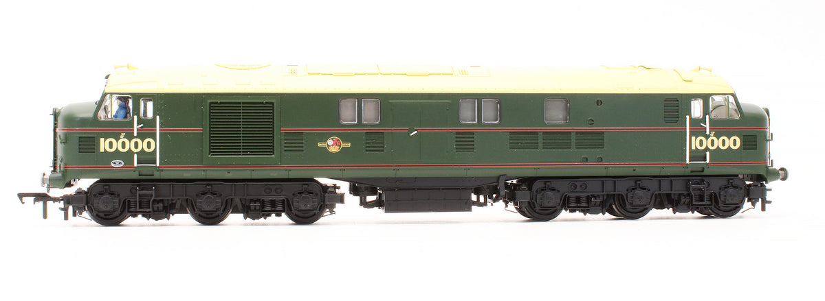 Pre-Owned 31-995 LMS 10000 BR Green Lined Orange & Black Diesel Locomotive - DCC Sound Fitted