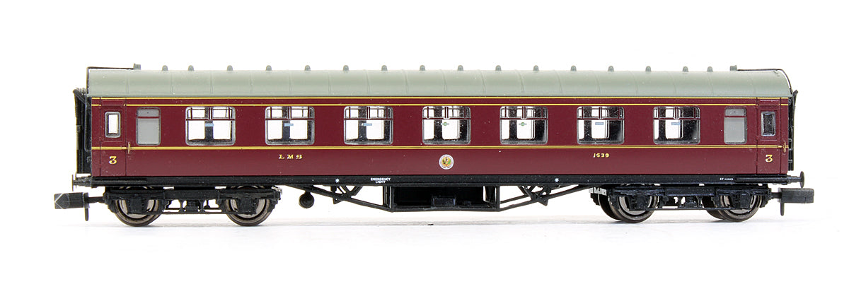 Pre-Owned 374-835B Stanier Third Corridor LMS Crimson Lake 1539